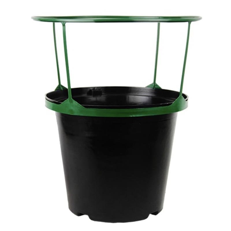 10.0″ Poinsettia Pot Black