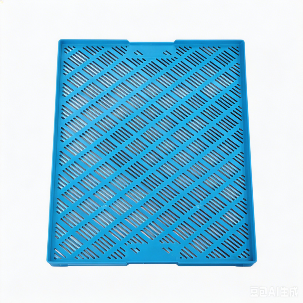 BLUE PLASTIC TRAY