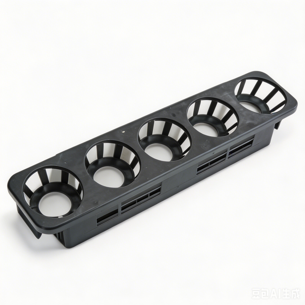 5CT-12CM BLACK PLASTIC TRAY